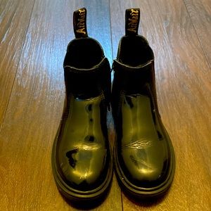 Dr. Martens Chelsea Boot Girls sizeUS 1 Black Patent Leather
